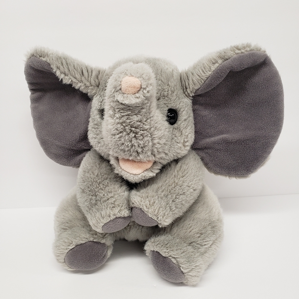 A&A 10" Annabelle Elephant Gray Vintage Plush